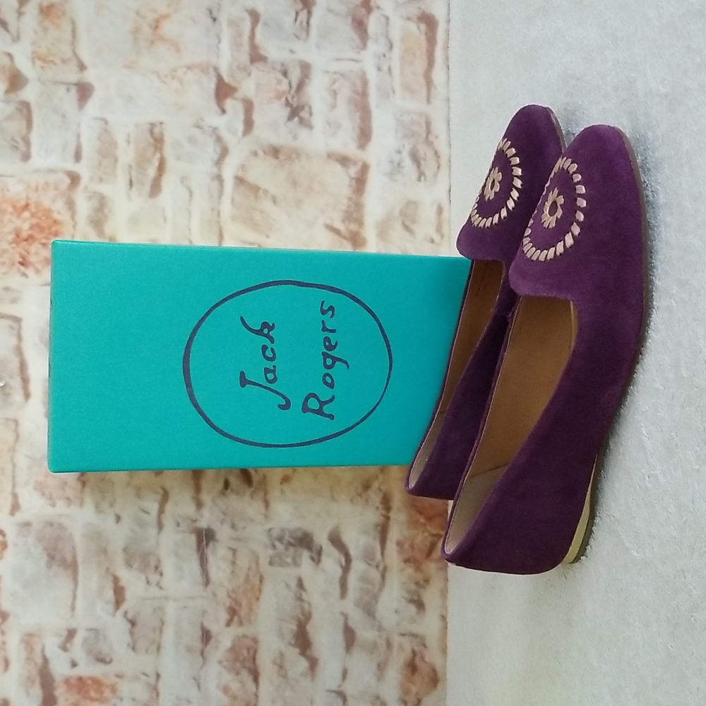 New Jack Rogers Rebecca Suede Flats